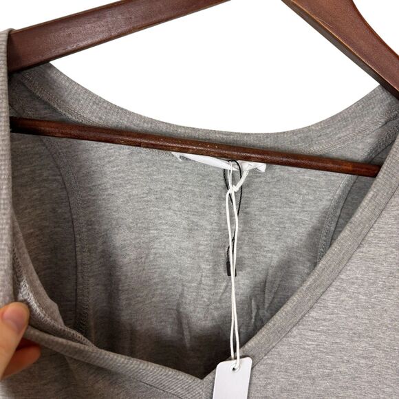 NWT Six Fifty Brooke Gray Short Sleeve Layered Knit Mini Dress Women’s XS - Picture 9 of 9